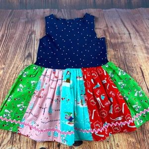 Christmas Paneled Sara Top